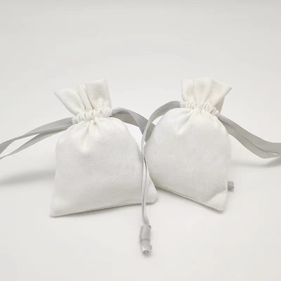 Χρυσές σακούλες δώρων Drawstring φύλλων αλουμινίου που στέλνουν τη συσκευάζοντας τσάντα κοσμήματος με το λογότυπο