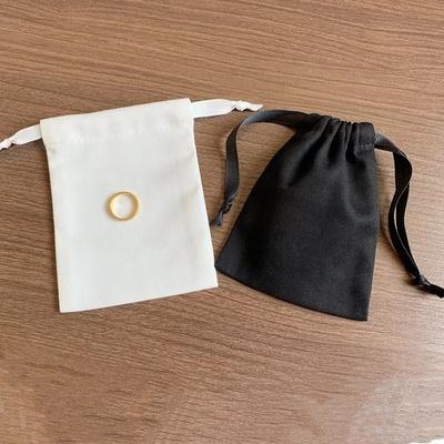 Σακούλα κοσμήματος Drawstring τυπωμένων υλών cOem CMYK με την κορδέλλα βαμβακιού