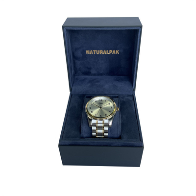 τετραγωνικά Clamshell Wristwatch συσκευάζοντας κιβώτια 92*92*75mm με το μαξιλάρι